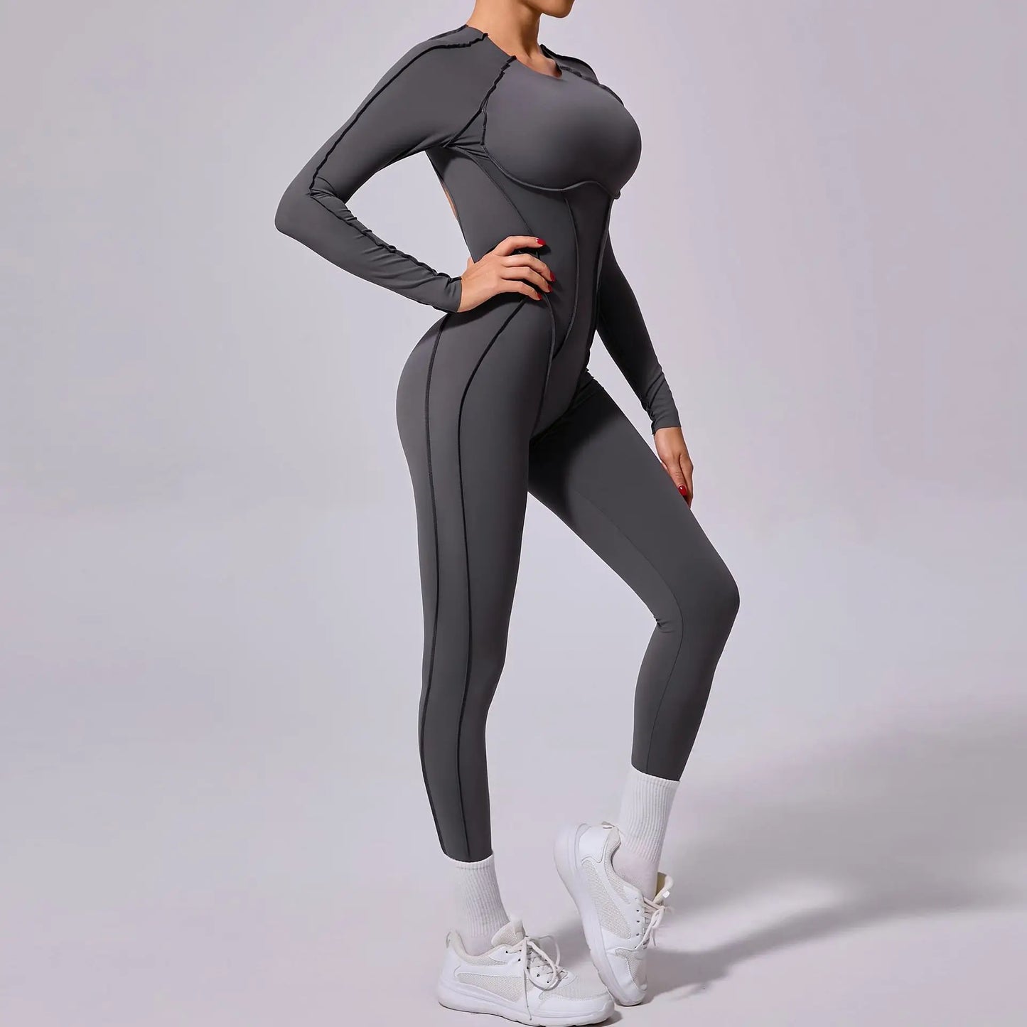 Sexy Backless Slim Fit Sports Outfit