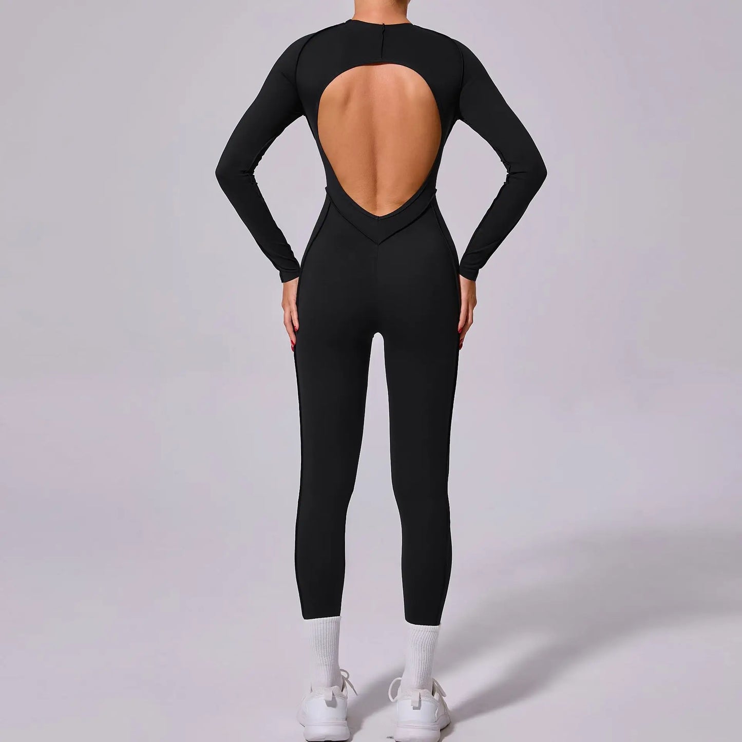 Sexy Backless Slim Fit Sports Outfit