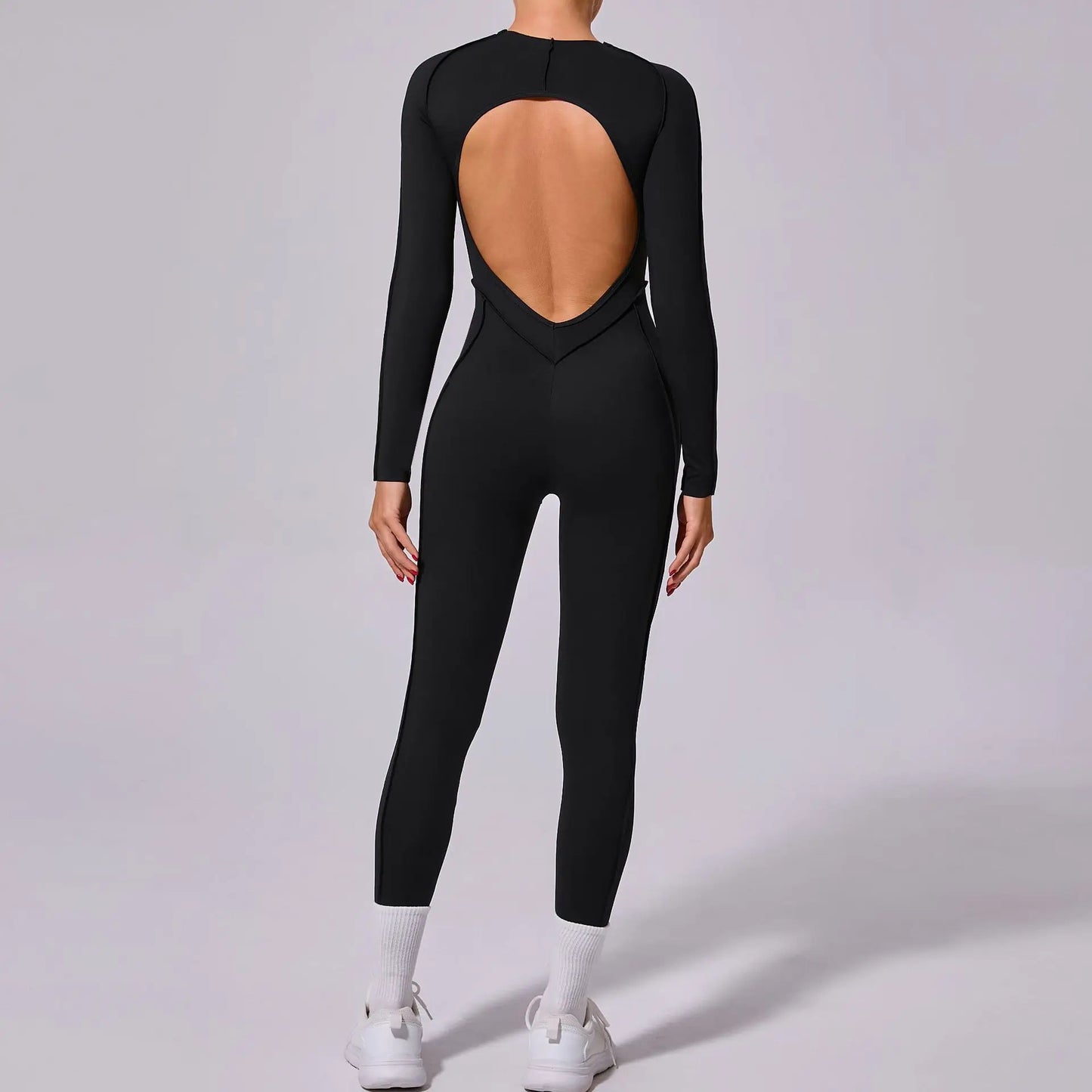 Sexy Backless Slim Fit Sports Outfit